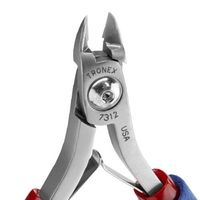 エスコ 140mm 精密用ニッパー(フラッシュ/ESD) EA535TJ-12 1丁(1本)（直送品）