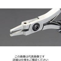 エスコ 140mm 精密用エンドニッパー(レーザーフラッシュ/ESD) EA535TP-2 1丁(1本)（直送品）