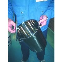 エスコ φ240x336mm 取手付深型タンク(ステンレス製) EA508SF-24 1個（直送品）