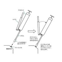 エスコ 500ml グリースポンプ EA991CB 1組（直送品）