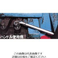 エスコ 27mm 片口めがねレンチ(継ぎ柄式・頭) EA613B-27 1個(1丁)（直送品）