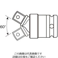 エスコ 3/4”DR インパクトユニバーサルジョイント EA164E-2 1個（直送品）