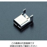 エスコ 1/4” バックル(201ステンレス製/100個) EA463EJ-2 1箱(100個)（直送品）