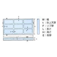 エスコ 300x 400x 60mm/ 25kg 箱型定盤(A級) EA719X-5 1個（直送品）