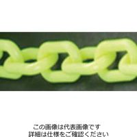 エスコ 6.0mmx50m プラスチックチェーン(蛍光黄) EA980A-49 1巻（直送品）