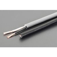 エスコ 300V/12A/ 20m ビニールキャブタイヤケーブル(黒) EA940AG-6 1巻（直送品）
