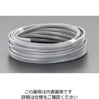 エスコ 125V/12A/50m ビニールキャブタイヤ ケーブル(黒) EA940AK-29 1巻（直送品）