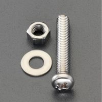 エスコ M2ーM5 鍋頭小ねじセット(ステンレス製) EA949AD-15 1セット（直送品）