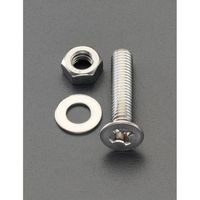 エスコ M3ーM6 皿頭小ねじセット(ステンレス製) EA949AD-23 1セット（直送品）