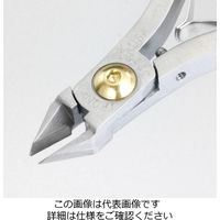 エスコ 120mm 精密用ニッパー(超硬刃/フラッシュ/ESD) EA535TS-2 1丁(1本)（直送品）