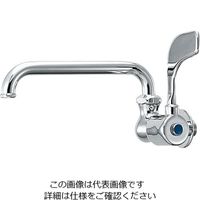 エスコ PJ 1/2” 横型自在水栓・レバー式(二条ねじ) EA468B-45 1個（直送品）