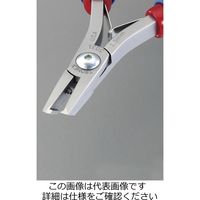 エスコ 120mm スタンドオフ付ニッパー(フラッシュ/ESD) EA535TT-2 1丁(1本)（直送品）