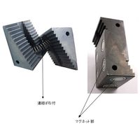 エスコ 37ー107mm ステップブロック(マグネット付) EA637DD-2 1個（直送品）