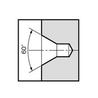 エスコ 3.0x100mm/60 ゚ センタードリル(軸 10 mm/コーティング) EA824EG-3B 1本（直送品）