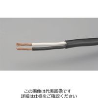エスコ 2.0mm2x30m/2芯 [2種EPゴム]キャブタイヤケーブル EA940AX-23 1巻（直送品）