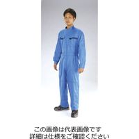 エスコ [LL] 継ぎ作業服(帯電防止/ネイビー) EA996AC-53 1着（直送品）