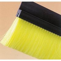 エスコ 40mmx5.0m シールブラシ(PP/黒) EA979KB-5B 1巻（直送品）