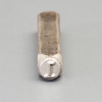 エスコ 2.4mm 英字・数字 刻印セット EA591HN-2 1組（直送品）