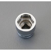 エスコ 3/8”DR/7ー22mm ディープソケットセット EA618P-17 1セット（直送品）