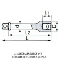 エスコ 1”DRx250mm エクステンションバー EA618MD-250 1個（直送品）