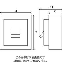 エスコ AC100ー440V/ 60A/3極 漏電遮断器(フレーム100) EA940MN-41 1個（直送品）