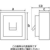 エスコ AC100ー240V/ 60A/2極 漏電遮断器(フレーム60) EA940MN-16 1個（直送品）