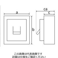エスコ AC100ー440V/ 60A/3極 漏電遮断器(フレーム100) EA940MN-46 1個（直送品）