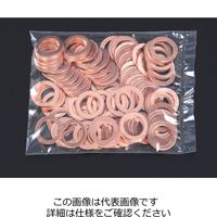 エスコ 28x22x1.0mm/M22 銅パッキン(100枚) EA949WD-22 1袋(100枚)（直送品）