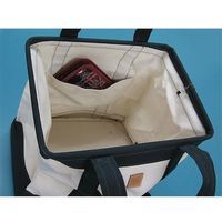 エスコ 350x250x350mm 角型トートバッグ EA925M-48 1個（直送品）