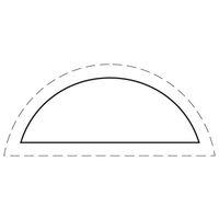 エスコ 180mm 精密やすり(半丸/荒目) EA521VX-13A 1セット(3本)（直送品）