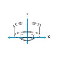 エスコ 70x 23.8mm [吊下げ型]防振ゴム EA949HS-255 1セット(3個)（直送品）