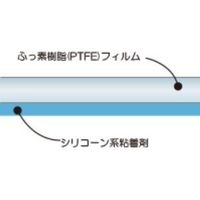エスコ 13x0.18mm/10m 粘着テープ(テフロン[TM]PTFE製/ EA944NJ-161 1セット(2巻)（直送品）