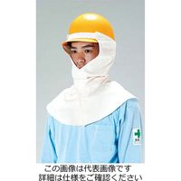 エスコ [フリー] 溶接用ヘルメット頭巾 EA370CB-1 1セット(3枚)（直送品）