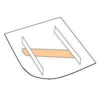 エスコ 300x300mm パテ定盤(プラスチック製) EA579AJ-11 1セット(3枚)（直送品）