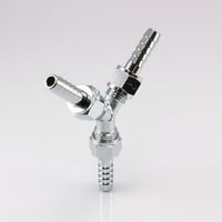 エスコ 8.0mm 三方ホースジョイント EA141EC-8 1セット(5個)（直送品）