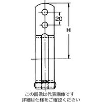 エスコ 100A 鋼管用立バンド(10個) EA440CE-100 1セット(40個:10個×4袋)（直送品）