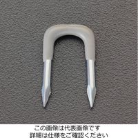 エスコ 6.5mm巾 丸電線用ステープル(115個) EA946A-6.5 1セット(2875個:115個×25箱)（直送品）