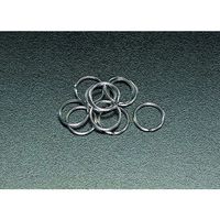エスコ 20x2.0mm 2重リング(ステンレス製/10個) EA638DN-3 1セット(200個:10個×20袋)（直送品）