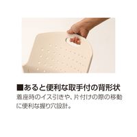 アイリスチトセ　HGSシリーズ　背・座ホワイト　（直送品）