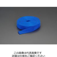 エスコ 25x1.2mm/10m ベルト・平織(PP製・赤) EA628PT-50 1セット(5巻)（直送品）