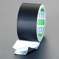 エスコ 50mmx 10m アルミテープ(艶無し) EA944MH-23 1セット(4巻)（直送品）