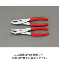 エスコ 25mm/190mm 極薄コンビネーションプライヤー(ストレート) EA532BF-190 1セット(3丁)（直送品）