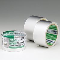 エスコ 50mmx 10m 防水アルミテープ(手切れ) EA944MH-25 1セット(4巻)（直送品）