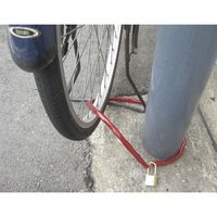 エスコ 3.0x1200mm リンクチェーン(ステンレス製/ビニールカバー黄) EA980SS-13 1セット(3本)（直送品）