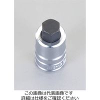 エスコ 3/8”DR/ 3x34mm [HEX]ビットソケット EA618PT-3 1セット(5個)（直送品）