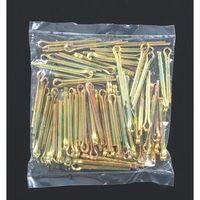 エスコ 4.5x45mm 割ピン(クロメートメッキ/55個) EA949WP-454 1セット(770個:55個×14パック)（直送品）