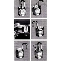 エスコ 35mm 番号可変式十角符号錠(3段) EA983SD-35 1セット(3個)（直送品）