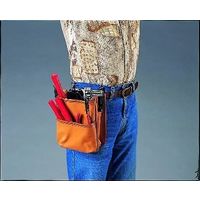 エスコ 120x80x210mm 腰袋 EA925CB-2 1セット(3個)（直送品）