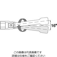 エスコ 1/4”DR/ 54mm エクステンションバー[16 ゚スイベル] EA617XR-8A 1セット(3本)（直送品）