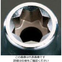 エスコ 3/8”DRx 7/16” [2重4角]ソケット EA618BW-5 1セット(5個)（直送品）